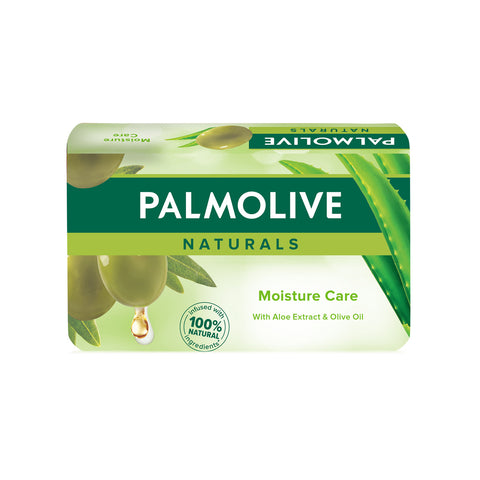 GETIT.QA- Qatar’s Best Online Shopping Website offers PALMOLIVE NATURALS BAR SOAP MOISTURE CARE WITH ALOE AND OLIVE 150G at the lowest price in Qatar. Free Shipping & COD Available!