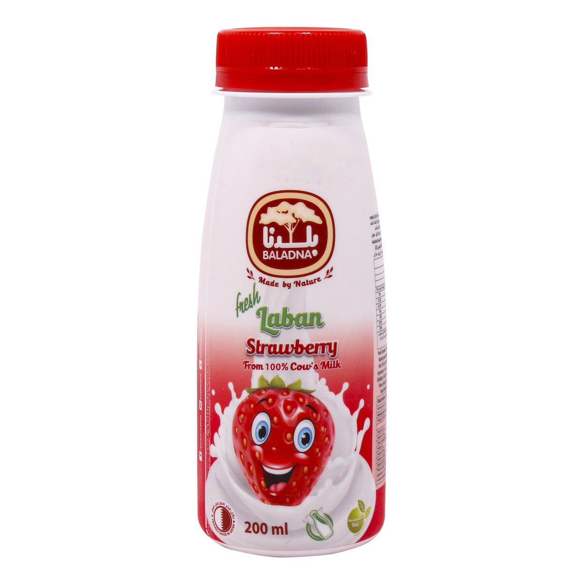Baladna Fresh Laban Strawberry 200ml | GETIT.QA