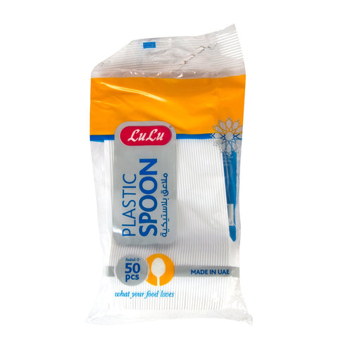 GETIT.QA- Qatar’s Best Online Shopping Website offers LULU PLASTIC SPOON WHITE 50PCS at the lowest price in Qatar. Free Shipping & COD Available!