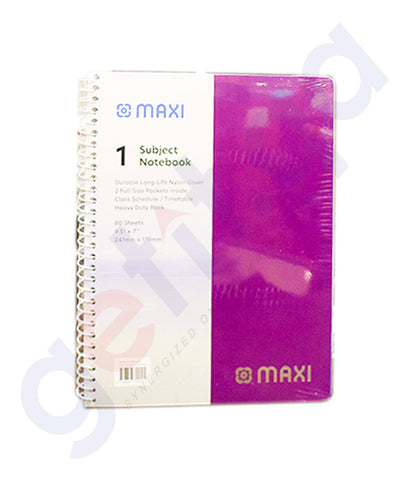 Buy Maxi Notebook 80 Sheets Price Online in Doha Qatar