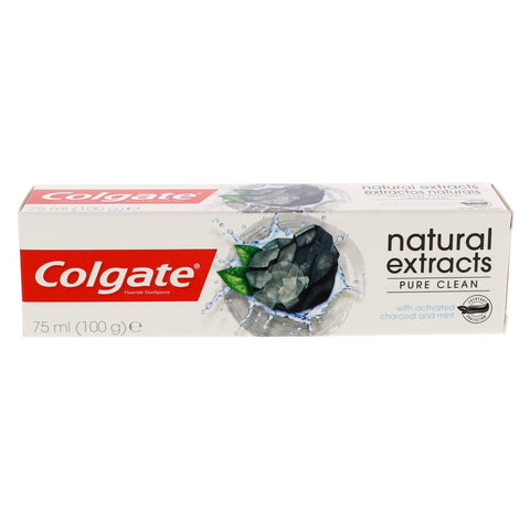 GETIT.QA- Qatar’s Best Online Shopping Website offers COLGATE TOOTHPASTE NATURAL EXTRACTS WITH ACTIVATED CHARCOAL AND MINT 75 ML at the lowest price in Qatar. Free Shipping & COD Available!