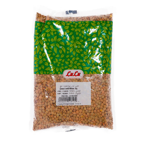 GETIT.QA- Qatar’s Best Online Shopping Website offers LULU GREEN LENTIL WHOLE 1KG at the lowest price in Qatar. Free Shipping & COD Available!