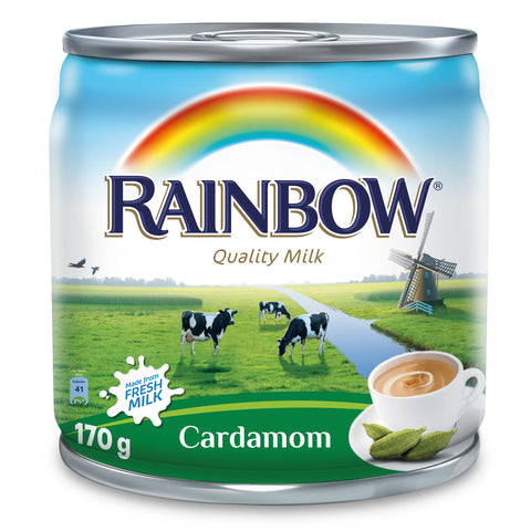 GETIT.QA- Qatar’s Best Online Shopping Website offers RAINBOW CARDAMOM EVAPORATED MILK 170G at the lowest price in Qatar. Free Shipping & COD Available!