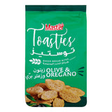 GETIT.QA- Qatar’s Best Online Shopping Website offers MASTER TOASTIES OLIVE & OREGANO BAKED BREAD BITES 60G at the lowest price in Qatar. Free Shipping & COD Available!