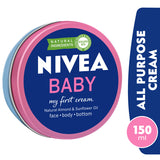 GETIT.QA- Qatar’s Best Online Shopping Website offers NIVEA BABY NATURAL ALMOND AND SUNFLOWER OIL CREAM 150ML at the lowest price in Qatar. Free Shipping & COD Available!