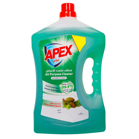 GETIT.QA- Qatar’s Best Online Shopping Website offers APEX DISINFECTANT ALL PURPOSE CLEANER PINE 3LITRE at the lowest price in Qatar. Free Shipping & COD Available!