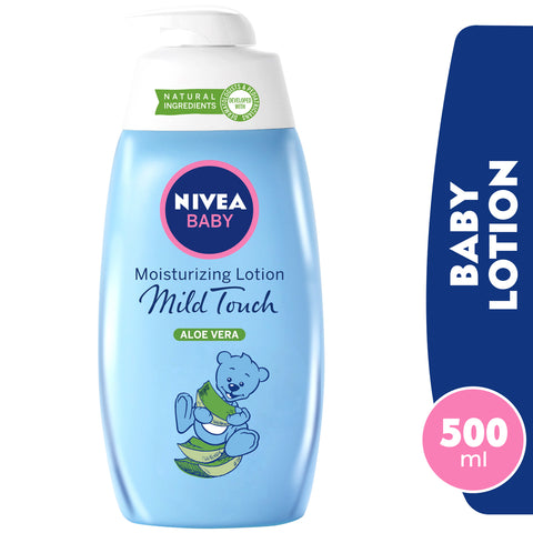 GETIT.QA- Qatar’s Best Online Shopping Website offers NIVEA BABY MOISTURIZING LOTION MILD TOUCH ALOE VERA 500ML at the lowest price in Qatar. Free Shipping & COD Available!