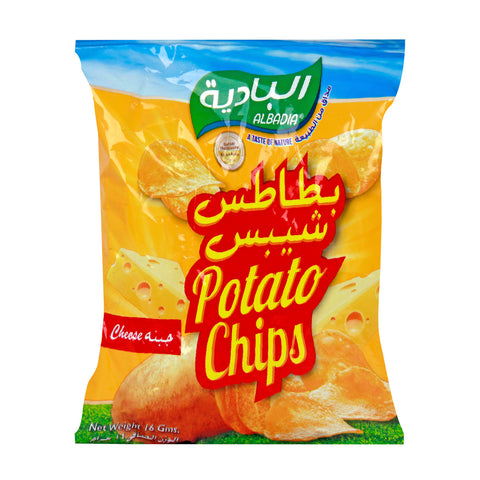 GETIT.QA- Qatar’s Best Online Shopping Website offers AL BADIA POTATO CHIPS CHEESE 16G at the lowest price in Qatar. Free Shipping & COD Available!