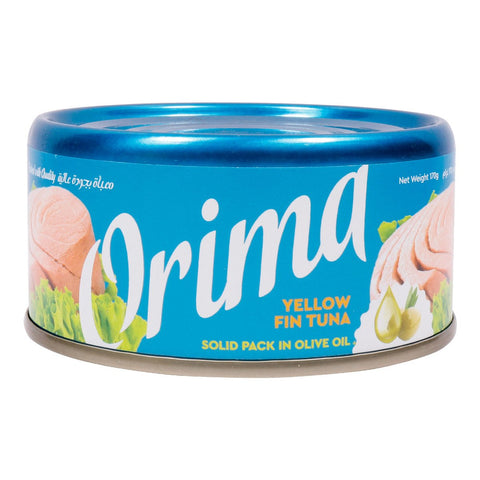 GETIT.QA- Qatar’s Best Online Shopping Website offers ORIMA YELLOW FIN TUNA SOLID PACK OLIVE OIL 170G at the lowest price in Qatar. Free Shipping & COD Available!