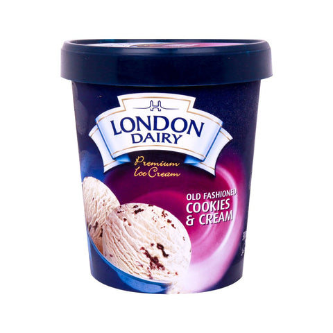 GETIT.QA- Qatar’s Best Online Shopping Website offers LONDON DAIRY PREMIUM ICE CREAM OLD FASHIONED COOKIES & CREAM 500ML at the lowest price in Qatar. Free Shipping & COD Available!