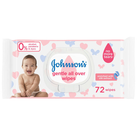 GETIT.QA- Qatar’s Best Online Shopping Website offers JOHNSON'S BABY WIPES GENTLE ALL OVER-- 72 PCS at the lowest price in Qatar. Free Shipping & COD Available!