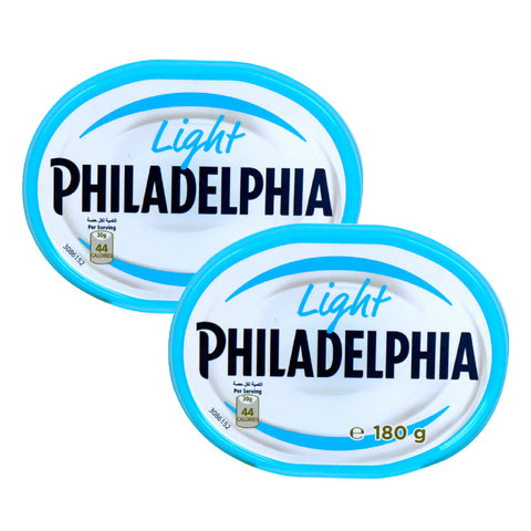 GETIT.QA- Qatar’s Best Online Shopping Website offers PHILADELPHIA CHEESE SPREAD LIGHT 2 X 180G at the lowest price in Qatar. Free Shipping & COD Available!