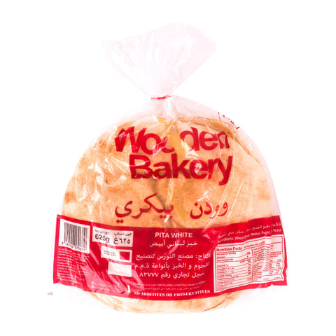 Wooden Bakery Arabic Pita White Medium 625g - GETIT.QA