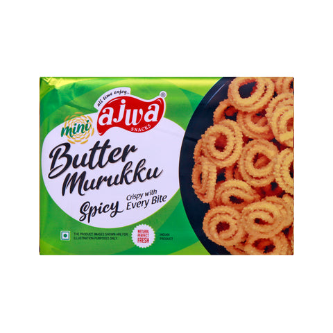 GETIT.QA- Qatar’s Best Online Shopping Website offers AJWA MINI BUTTER MURUKKU SPICY 150G at the lowest price in Qatar. Free Shipping & COD Available!