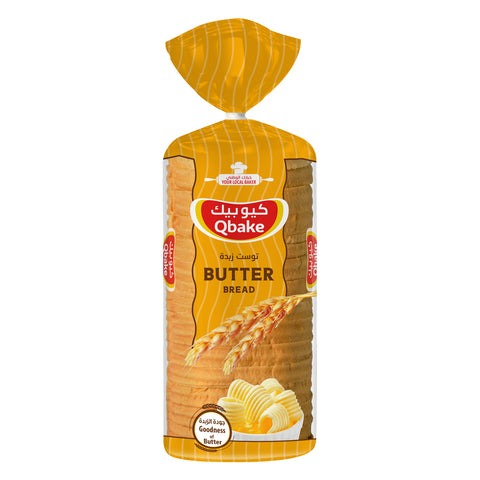 Qbake Butter Bread Sliced 300g