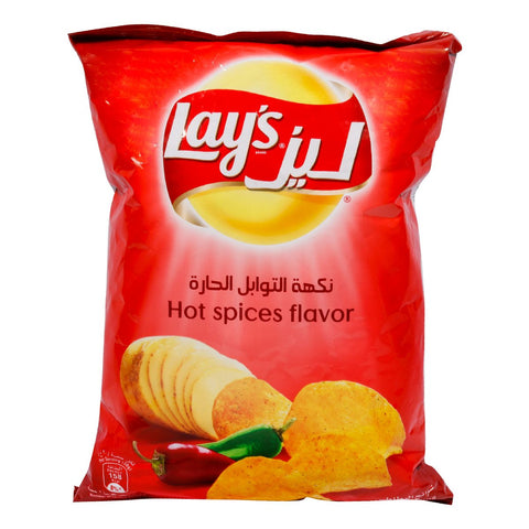 GETIT.QA- Qatar’s Best Online Shopping Website offers LAY'S POTATO CHIPS HOT SPICES 70G at the lowest price in Qatar. Free Shipping & COD Available!