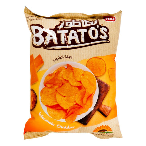 GETIT.QA- Qatar’s Best Online Shopping Website offers Batato's Wisconsin Cheddar Chips 30g at lowest price in Qatar. Free Shipping & COD Available!