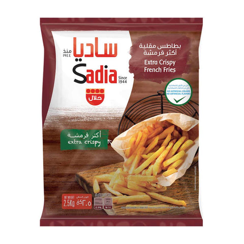 GETIT.QA- Qatar’s Best Online Shopping Website offers SADIA EXTRA CRISPY FRENCH FRIES 2.5KG at the lowest price in Qatar. Free Shipping & COD Available!