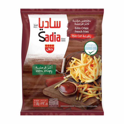 GETIT.QA- Qatar’s Best Online Shopping Website offers SADIA FRENCH FRIES EXTRA CRISPY 2.5KG at the lowest price in Qatar. Free Shipping & COD Available!