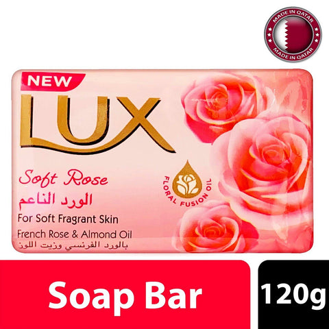 GETIT.QA- Qatar’s Best Online Shopping Website offers LUX SOAP SOFT ROSE 120G at the lowest price in Qatar. Free Shipping & COD Available!