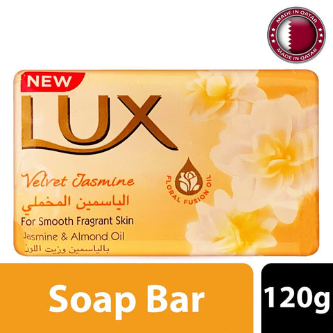 GETIT.QA- Qatar’s Best Online Shopping Website offers LUX SOAP VELVET JASMINE 120G at the lowest price in Qatar. Free Shipping & COD Available!