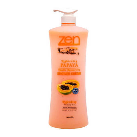 GETIT.QA- Qatar’s Best Online Shopping Website offers ZEN SHOWER CREAM LIGHTENING PAPAYA 1 LITRE at the lowest price in Qatar. Free Shipping & COD Available!