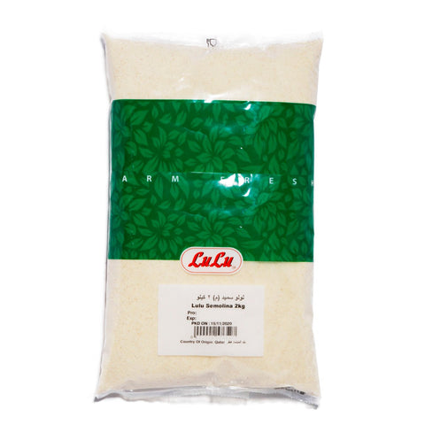 GETIT.QA- Qatar’s Best Online Shopping Website offers LULU SEMOLINA NICE 2KG at the lowest price in Qatar. Free Shipping & COD Available!