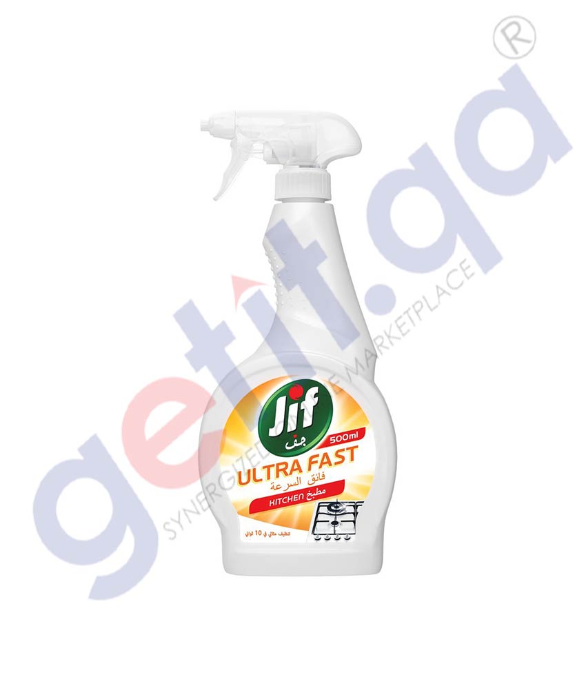 Buy Jif 500ml Ultra Fast Kitchen Cleaner Online Doha Qatar