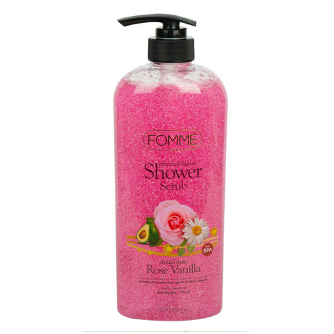 GETIT.QA- Qatar’s Best Online Shopping Website offers FOMME SHOWER GEL SCRUB ROSE VANILLA 730 ML at the lowest price in Qatar. Free Shipping & COD Available!