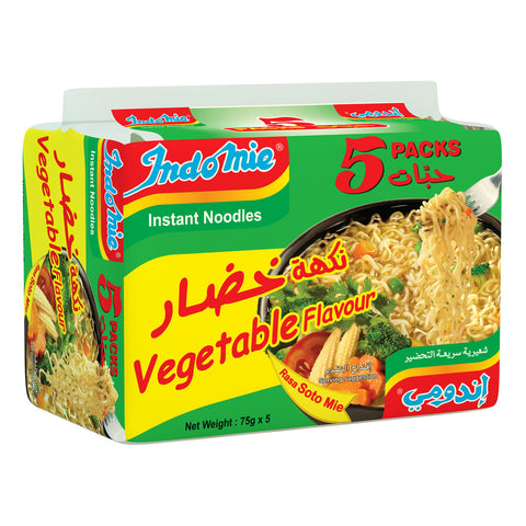GETIT.QA- Qatar’s Best Online Shopping Website offers INDOMIE INSTANT NOODLES VEGETABLE FLAVOUR 5 PACKETS at the lowest price in Qatar. Free Shipping & COD Available!