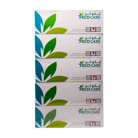 GETIT.QA- Qatar’s Best Online Shopping Website offers Eco Care Facial Tissue 2ply 5 x 200pcs at lowest price in Qatar. Free Shipping & COD Available!
