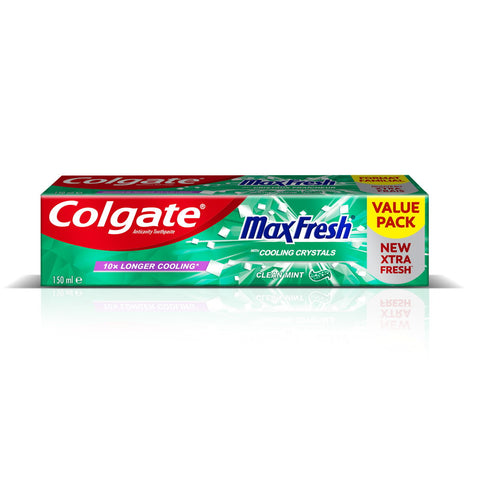 GETIT.QA- Qatar’s Best Online Shopping Website offers COLGATE TOOTHPASTE MAX FRESH CLEAN MINT 150 ML at the lowest price in Qatar. Free Shipping & COD Available!