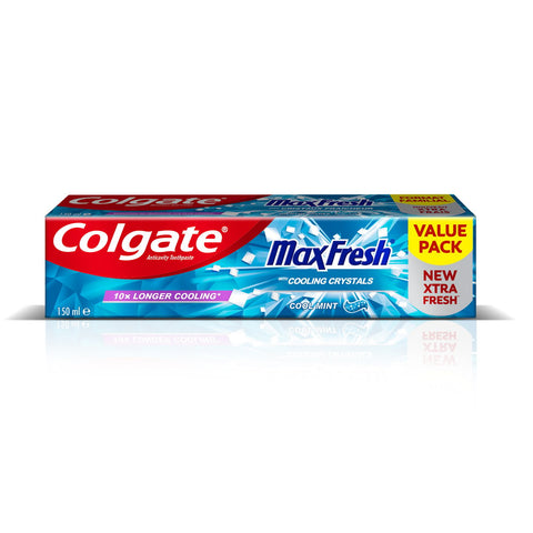 GETIT.QA- Qatar’s Best Online Shopping Website offers COLGATE TOOTHPASTE MAX FRESH COOL MINT 150 ML at the lowest price in Qatar. Free Shipping & COD Available!