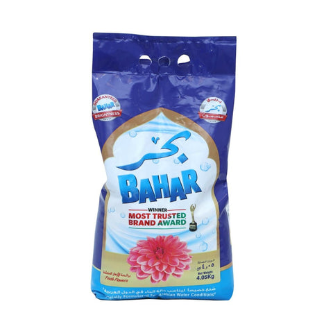 GETIT.QA- Qatar’s Best Online Shopping Website offers BAHAR WASHING POWDER FRESH FLOWER 4.05KG at the lowest price in Qatar. Free Shipping & COD Available!