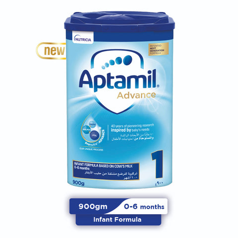 GETIT.QA- Qatar’s Best Online Shopping Website offers APTAMIL ADVANCE 1 INFANT MILK FORMULA 0-6 MONTHS 900 G at the lowest price in Qatar. Free Shipping & COD Available!