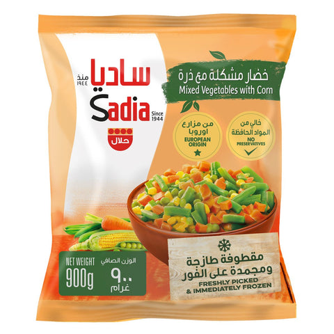 GETIT.QA- Qatar’s Best Online Shopping Website offers SADIA MIXED VEGETABLES WITH CORN 900 G at the lowest price in Qatar. Free Shipping & COD Available!