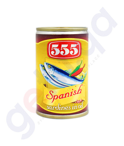 Buy 555 Sardines Spanish Style in Oil 155gm in Doha Qatar