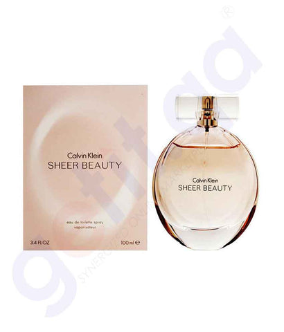 BUY CALVIN KLEIN SHEER BEAUTY EDT 100ML FOR WOMEN IN QATAR | HOME DELIVERY WITH COD ON ALL ORDERS ALL OVER QATAR FROM GETIT.QA