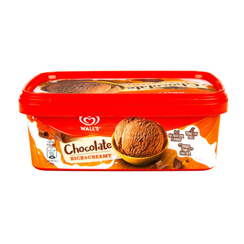 GETIT.QA- Qatar’s Best Online Shopping Website offers WALL'S RICH & CREAMY CHOCOLATE ICE CREAM 1LITRE at the lowest price in Qatar. Free Shipping & COD Available!