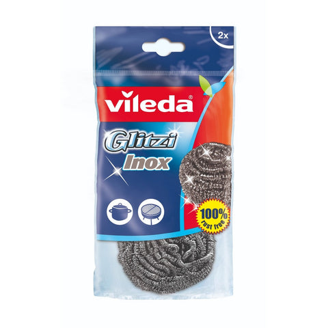 GETIT.QA- Qatar’s Best Online Shopping Website offers VILEDA INOX DISH WASHING METALLIC SPIRAL SCOURER 2PCS at the lowest price in Qatar. Free Shipping & COD Available!