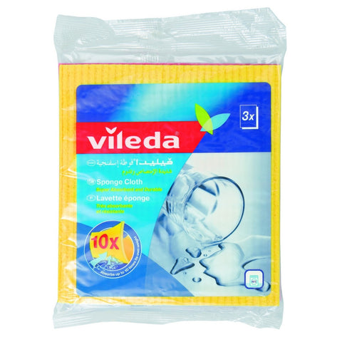 GETIT.QA- Qatar’s Best Online Shopping Website offers VILEDA SPONGE CLOTH CLEANING CLOTH 3PCS at the lowest price in Qatar. Free Shipping & COD Available!