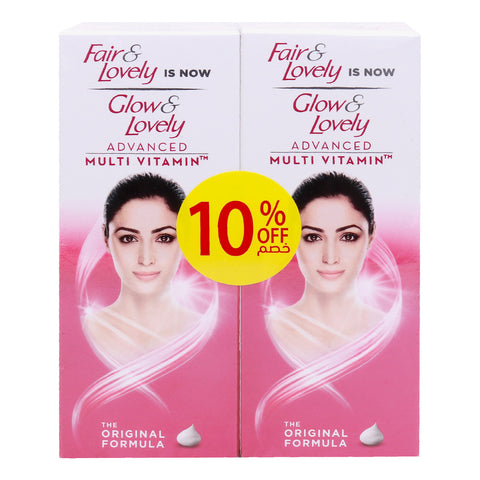 GETIT.QA- Qatar’s Best Online Shopping Website offers GLOW & LOVELY ORIGINAL ADVANCED MULTI-VITAMIN FACE CREAM VALUE PACK 2 X 80 G at the lowest price in Qatar. Free Shipping & COD Available!