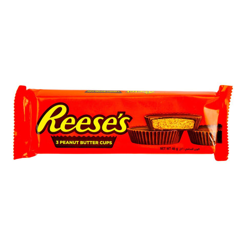 GETIT.QA- Qatar’s Best Online Shopping Website offers REESE'S MILK CHOCOLATE & PEANUT BUTTER CUPS 46 G at the lowest price in Qatar. Free Shipping & COD Available!