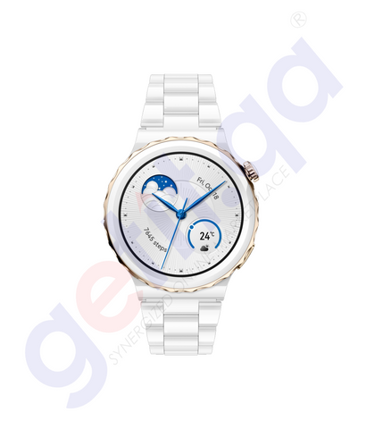 BUY HUAWEI WATCH GT 3 PRO 32MB+4GB CERAMIC WHITE IN QATAR | HOME DELIVERY WITH COD ON ALL ORDERS ALL OVER QATAR FROM GETIT.QA