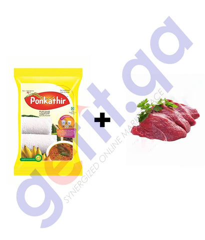 PONKATHIR PUTTUPODI 1KG + FRESH LOCAL BEEF 1KG