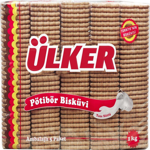 Ulker Petit Beurre Biscuits 5 Packages In 1 1000g - GETIT.QA