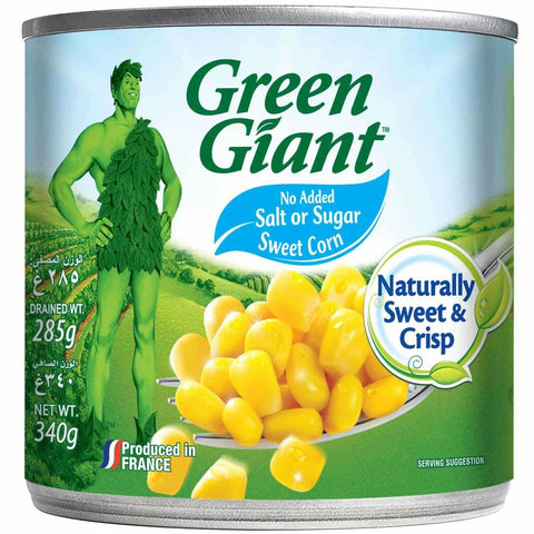 GETIT.QA- Qatar’s Best Online Shopping Website offers GREEN GIANT NO ADDED SALT & SUGAR SWEET CORN 340 G at the lowest price in Qatar. Free Shipping & COD Available!