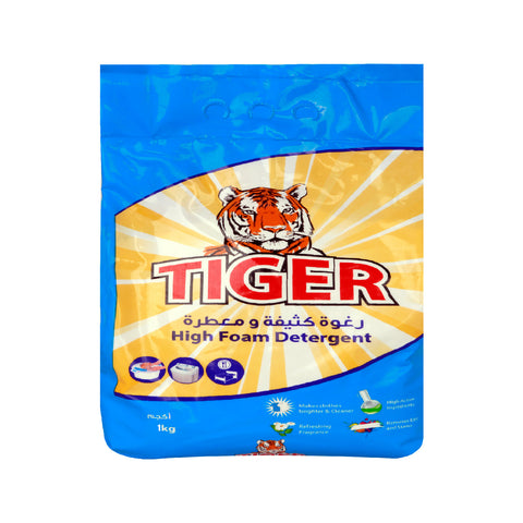 GETIT.QA- Qatar’s Best Online Shopping Website offers TIGER WASHING POWDER HIGH FOAM 1KG at the lowest price in Qatar. Free Shipping & COD Available!