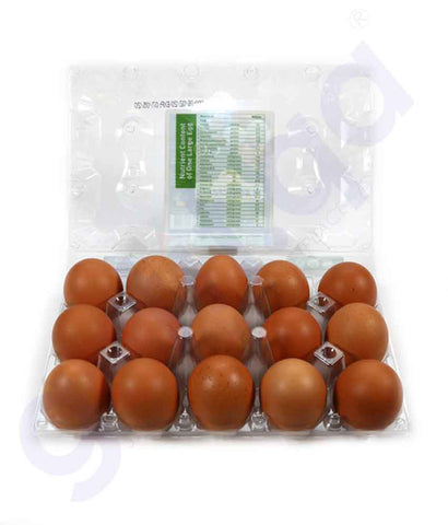 Buy Al Zain Fresh Brown Eggs 15pcs Online in Doha Qatar