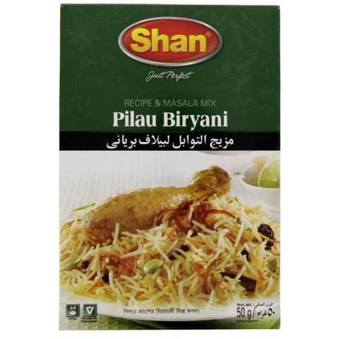 GETIT.QA- Qatar’s Best Online Shopping Website offers SHAN PILAU BIRIYANI MASALA 50G at the lowest price in Qatar. Free Shipping & COD Available!